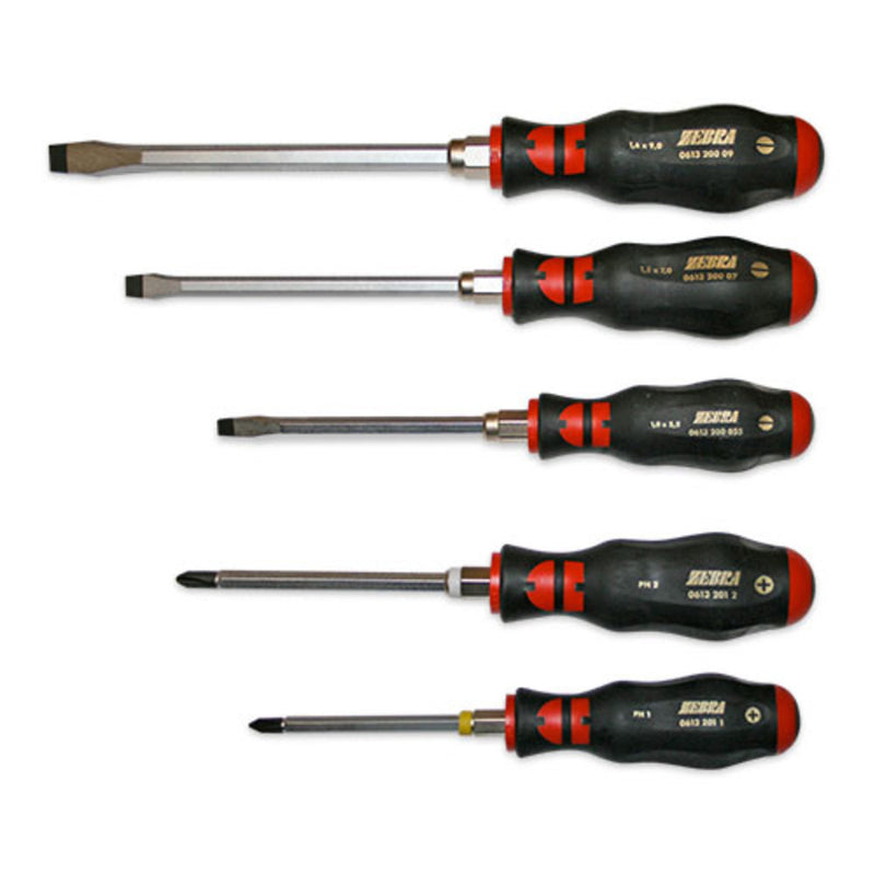 Porsche Zebra 3K Slotted & Phillips Head Screwdriver Set 5 Pieces 06139015