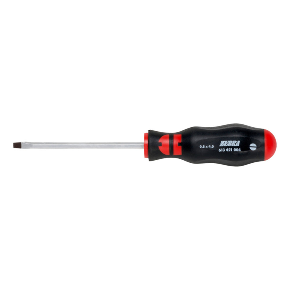 Porsche Zebra Hexagon Blade Slotted Head Screwdriver 0.8mm x 4.0mm