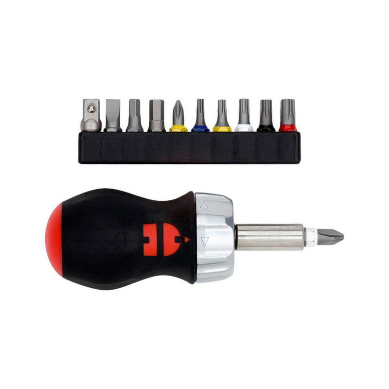 Porsche Zebra Mini Ratchet Screwdriver & Bits 11 Bits 061363050