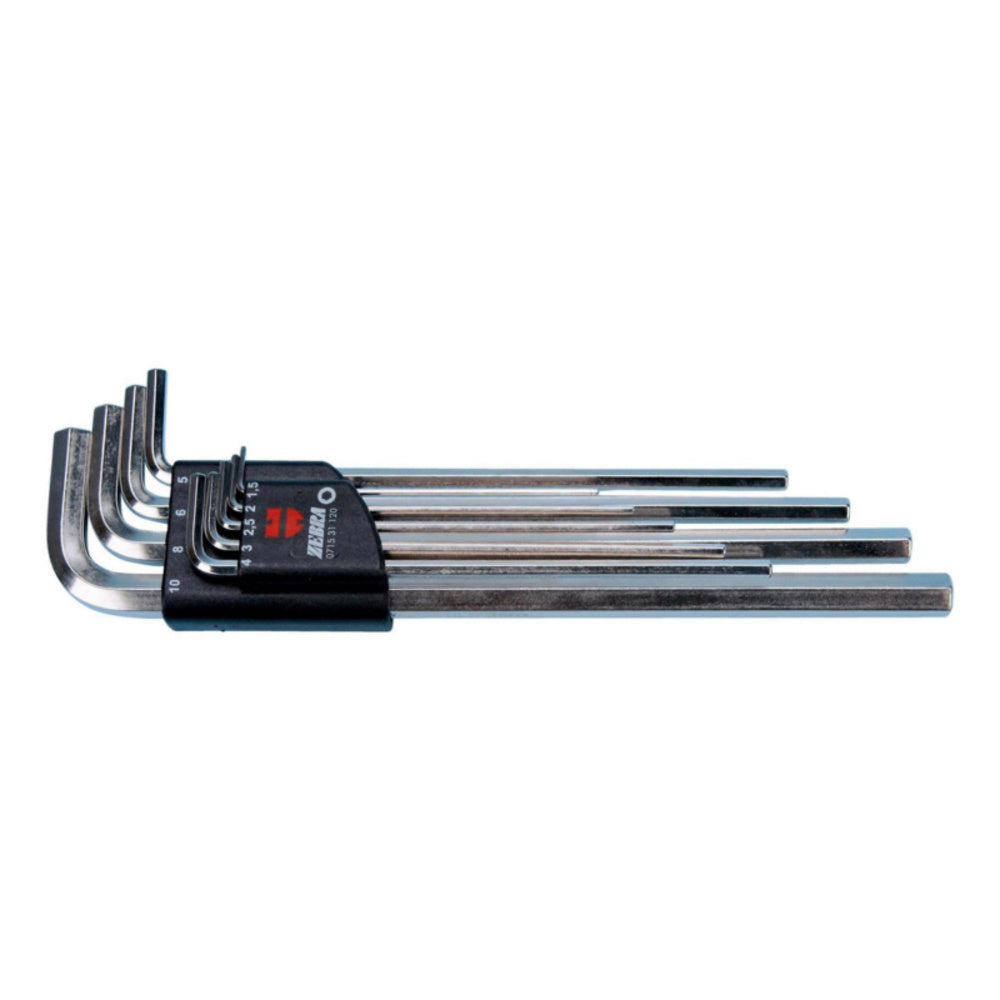 Porsche Zebra Plastic Holder & Allen Key Assortment 9 Pieces