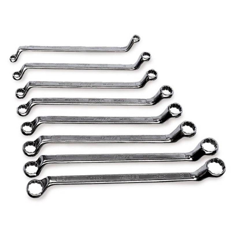 Porsche Zebra Powerdriv Metric Double Box End Wrench Pack of 8 071330540