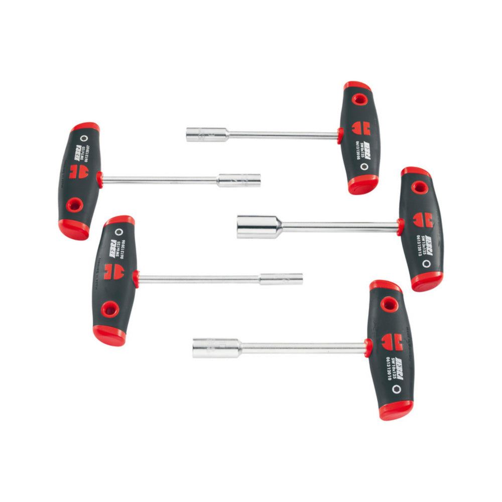 Porsche Zebra T-Handle Socket Head Screwdriver Set 5 Pieces 061391205