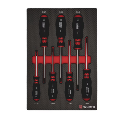 Porsche Zebra Torx Screwdriver Assortment 7 Pieces
