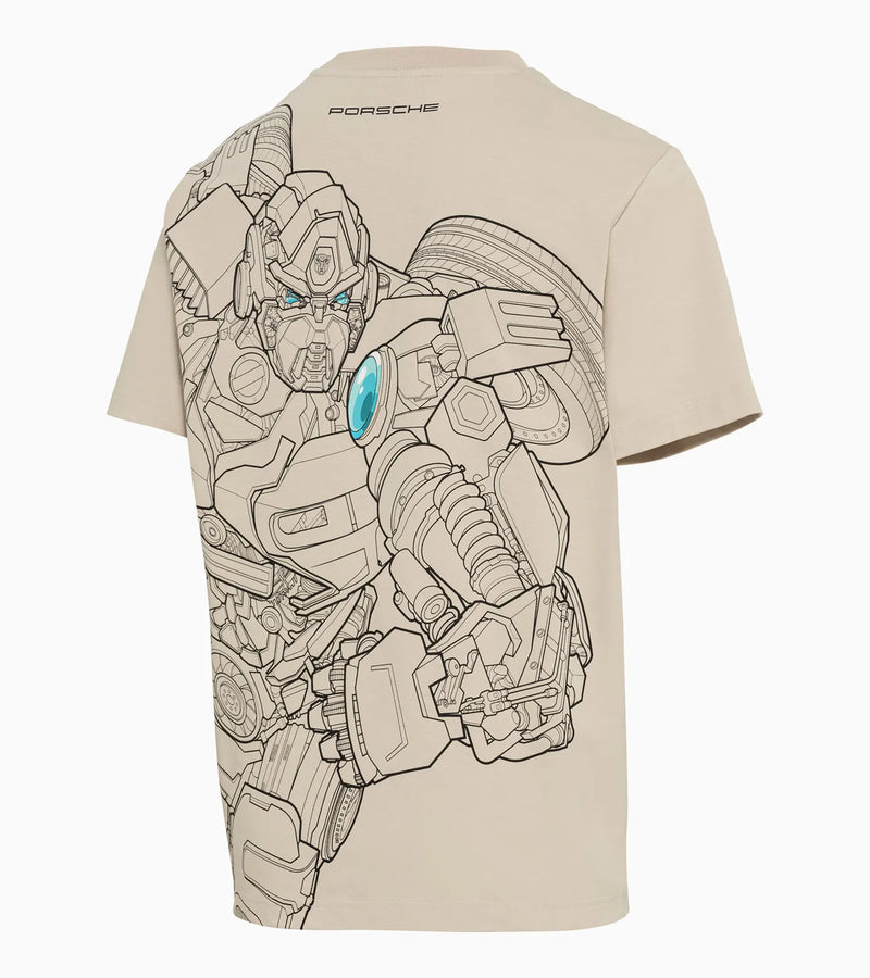 Porsche x Rise Of The Beasts Transformers Unisex T Shirt - Beige
