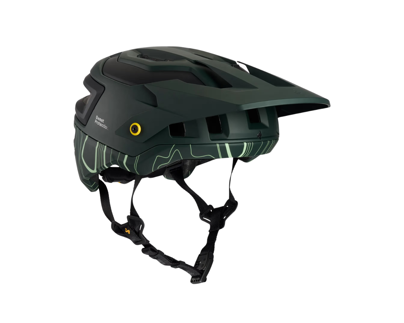 Porsche x Sweet Protection Mountain Unisex Bike Helmet - Green