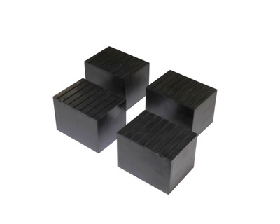 QuickJack Lift Tall Rubber Block - 75mm - Set of 4
