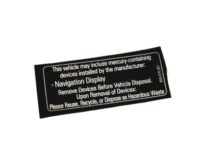 Quicksilver Notice Sticker - 911 | Macan | 2014-2019