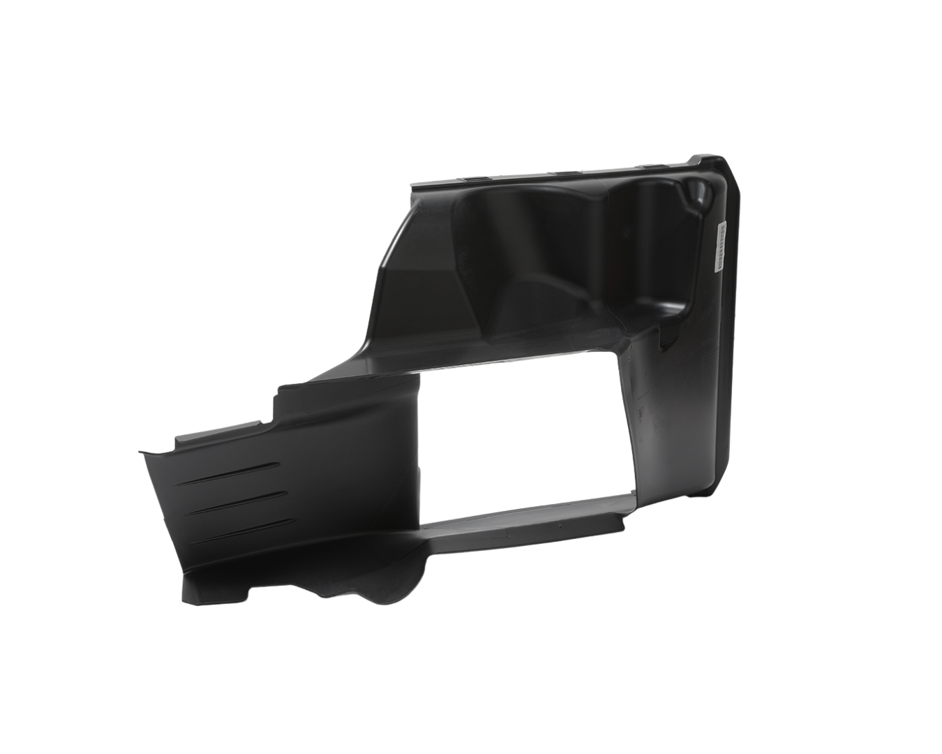 Radiator Support Air Guide - Left - Matt Black - Cayman | 2020-2025