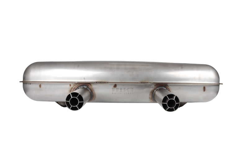Rally Sport Muffler with 2.5” Cookie Cutter tips 911 | 1965-1973