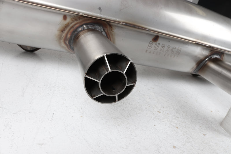 Rally Sport Muffler with 2.5” Cookie Cutter tips 911 | 1965-1973