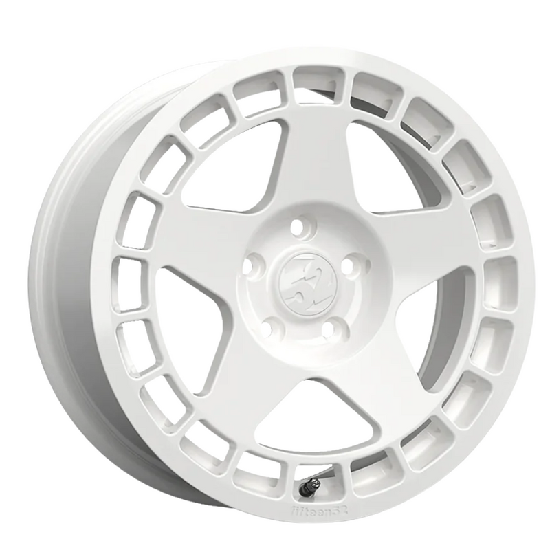 Rally Sport Turbomac Rally White Wheel - 17x7.5 - ET42