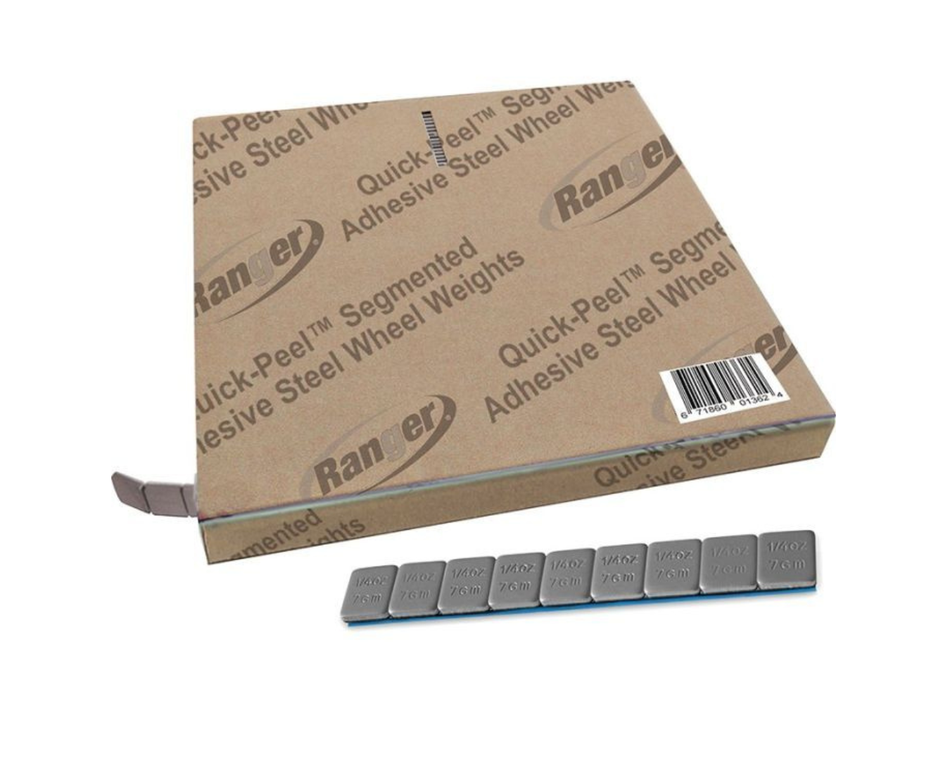 Ranger Adhesive Tape Silver Steel Wheel Weight