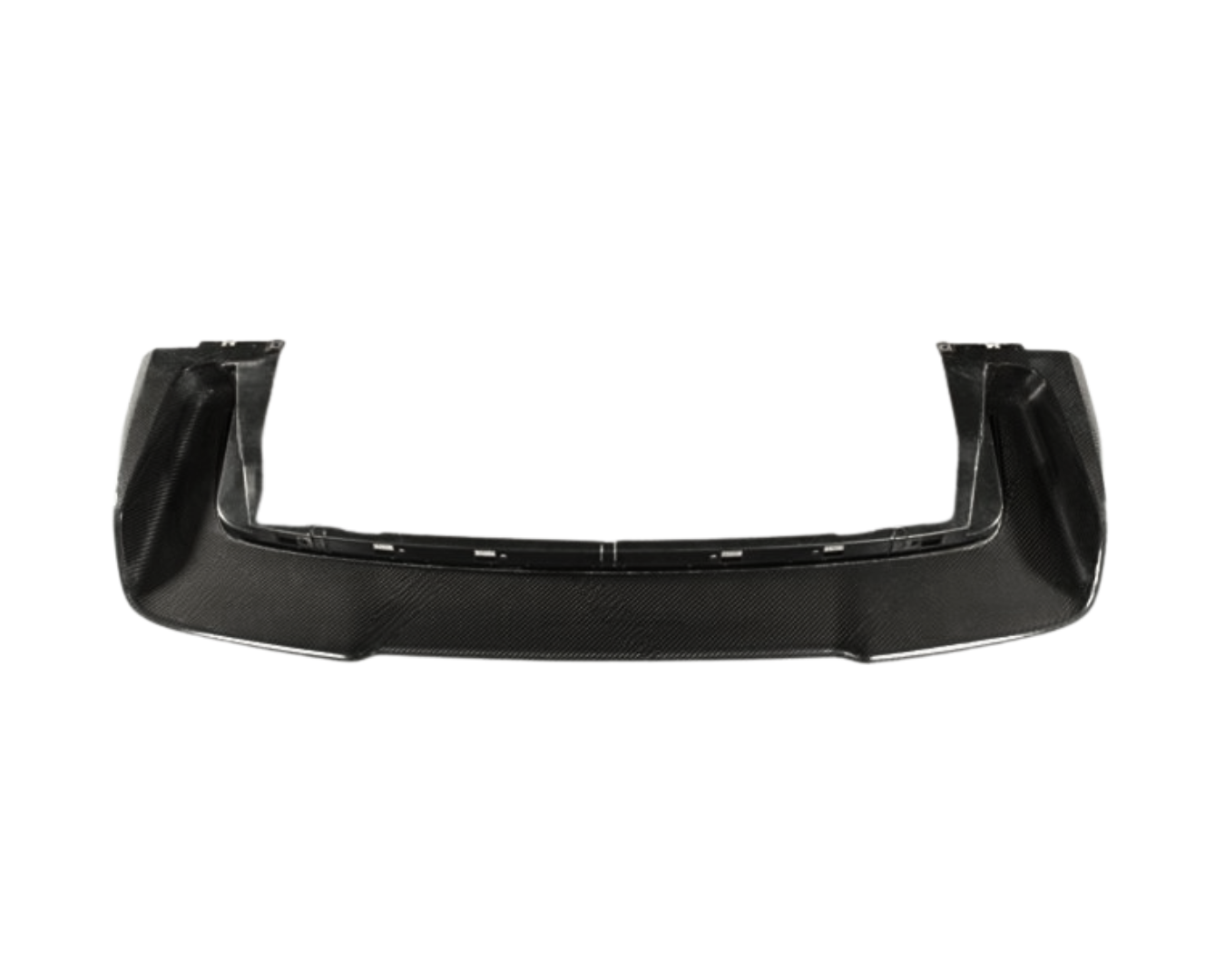 Rear Bumper Lower Spoiler - Carbon Gloss Black - Taycan | 2020-2026