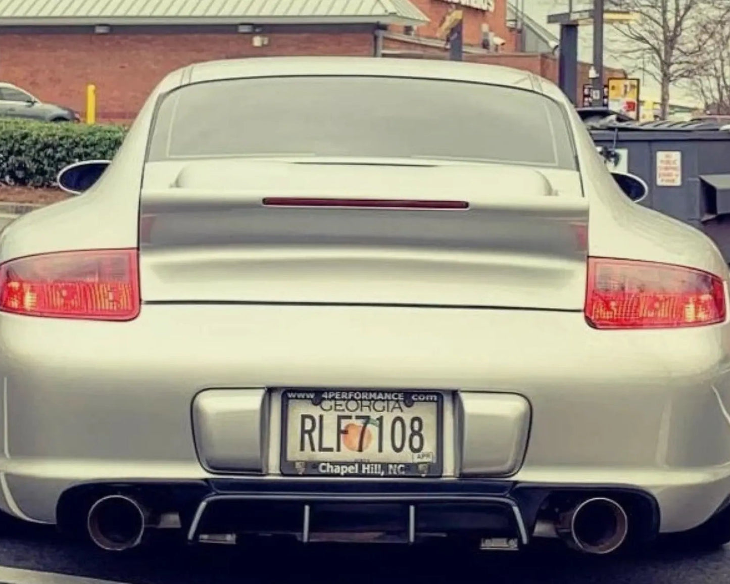 Rear Bumper Polyurethane Diffuser Spoiler - 911 | 2005-2008