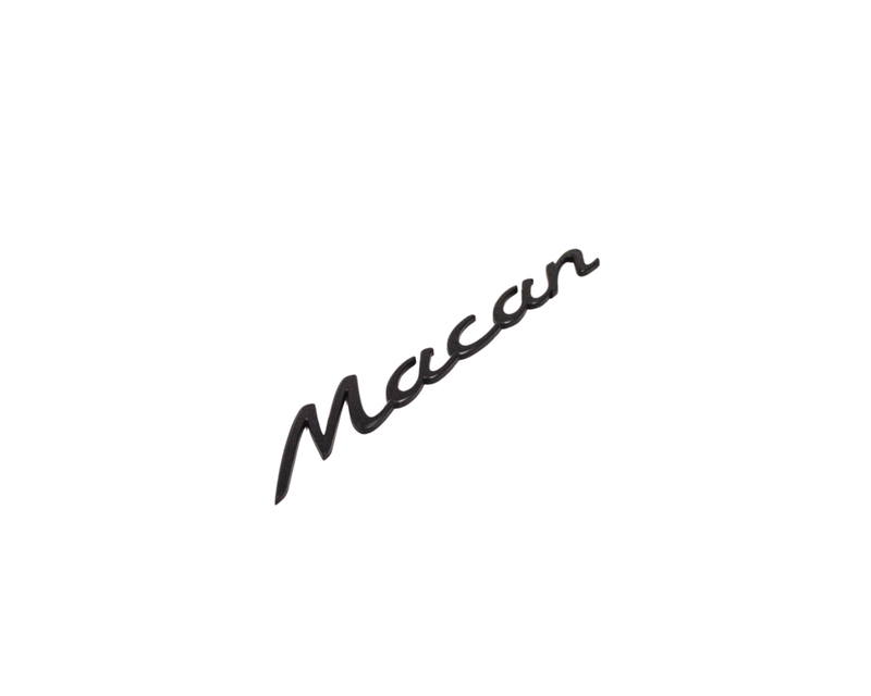 Rear Emblem Logo - Matt Black - Macan | 2015-2018