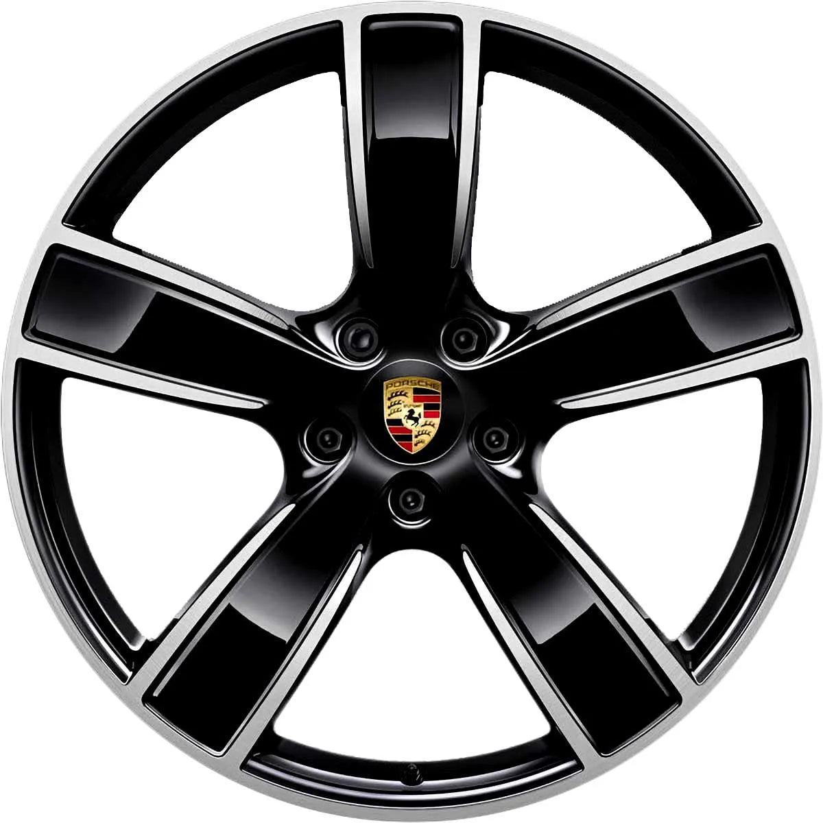 Rear Jet Black Alloy Wheel - 11.5Jx22 - ET61 - Cayenne | 2019-2023