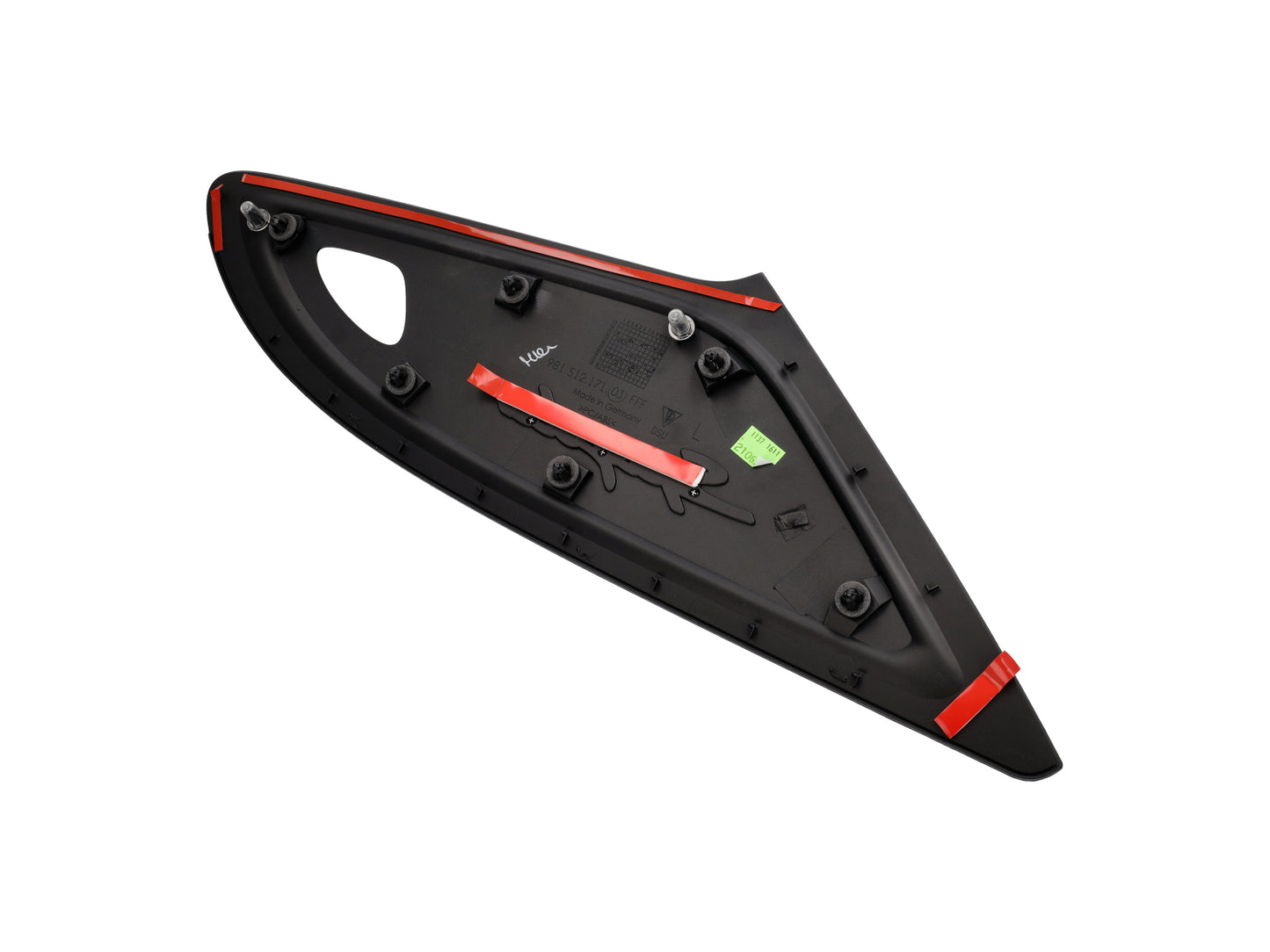 Rear Left Body Trim Cover - Matt Black - Boxster | 2017-2025