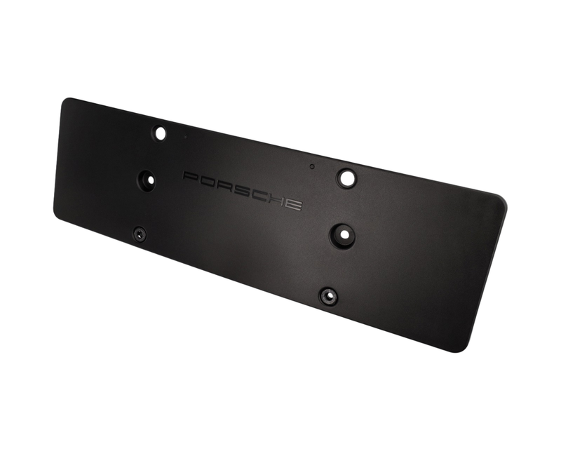 Rear Licence Plate Holder - Matt Black - Taycan | 2020-2026