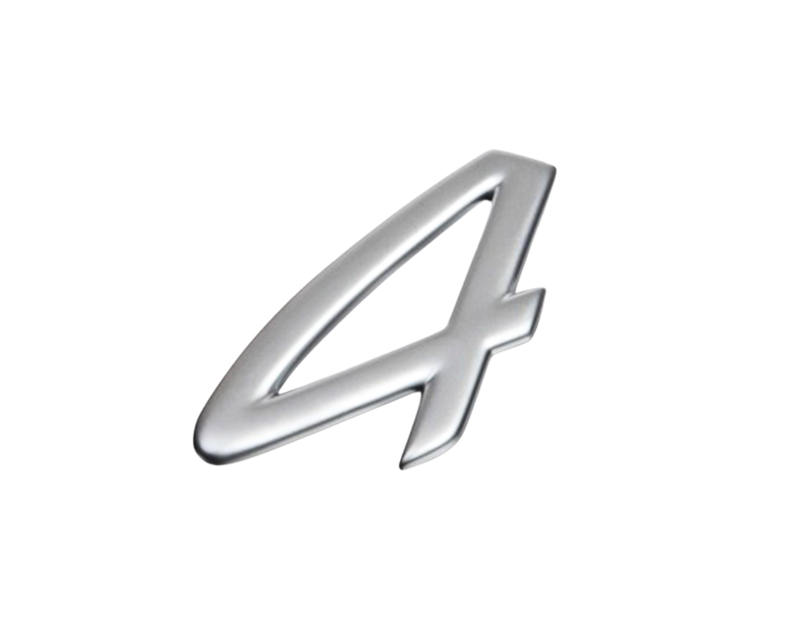 Rear Lid Upper Emblem Logo - Silver - 911 | 1999-2004