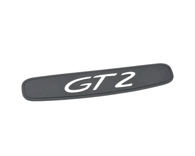 Rear Parcel Shelf Emblem Logo - Black - 911 | 2007-2009
