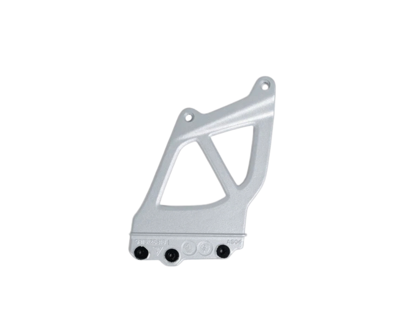 Rear Spoiler Support Bracket - Left - Silver - Cayman | 2016