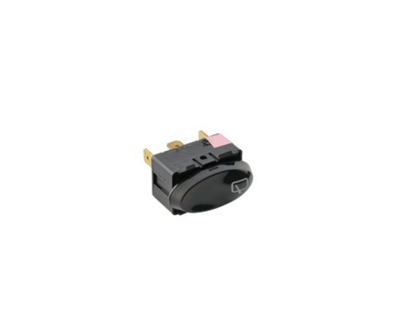 Rear Window Wiper Push Button - Gloss Black - 911 | 1999-2004