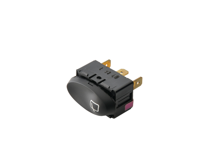 Rear Window Wiper Push Button - Matt Black - 911 | 1999-2004