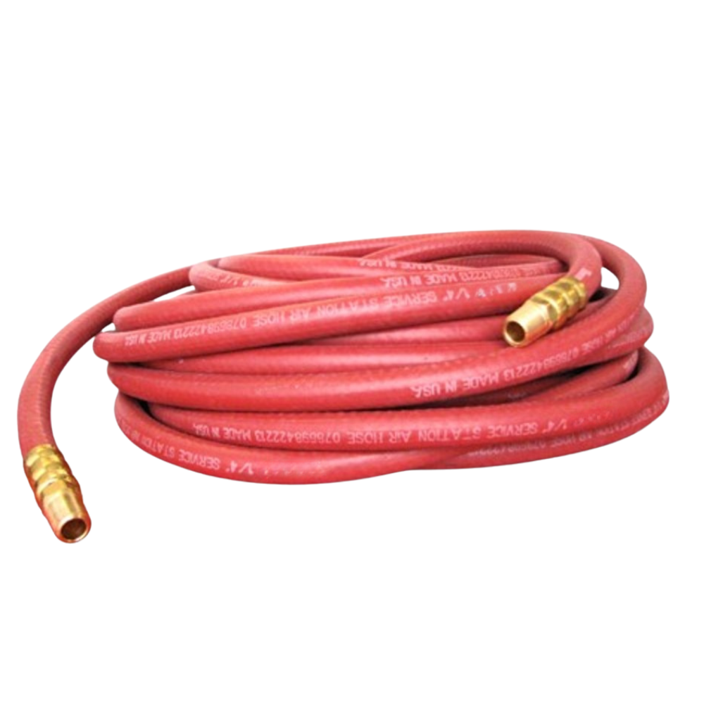 Red Air Hose - 50 Ft Roll