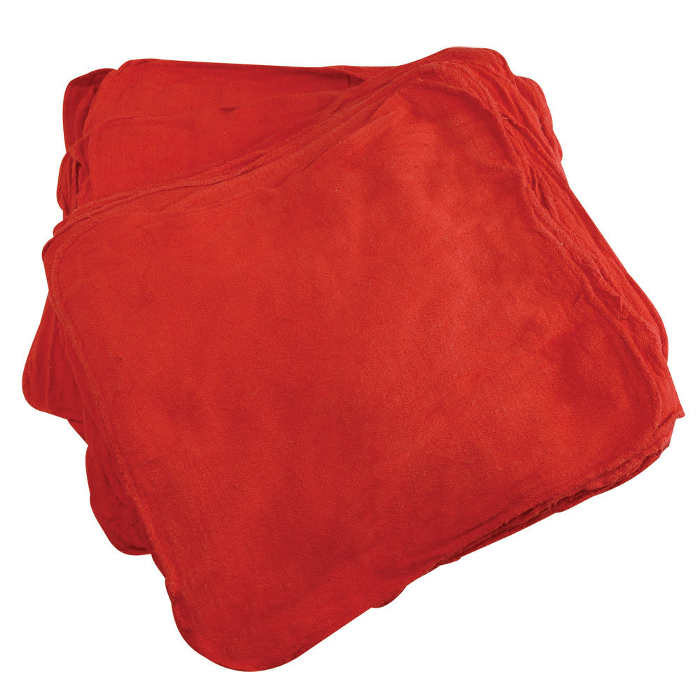 Red Shop Towels - 50 Piece