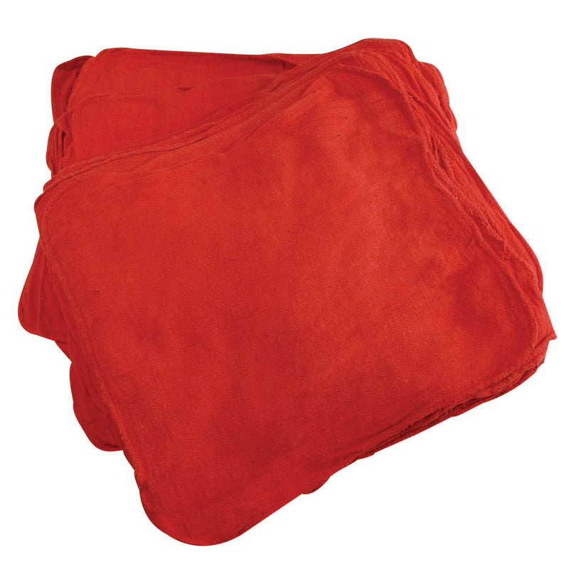 Red Shop Towels - 50 Piece