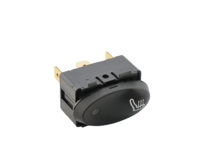 Right Seat Heating Push Button - Matt Black - 911 | 1999-2004