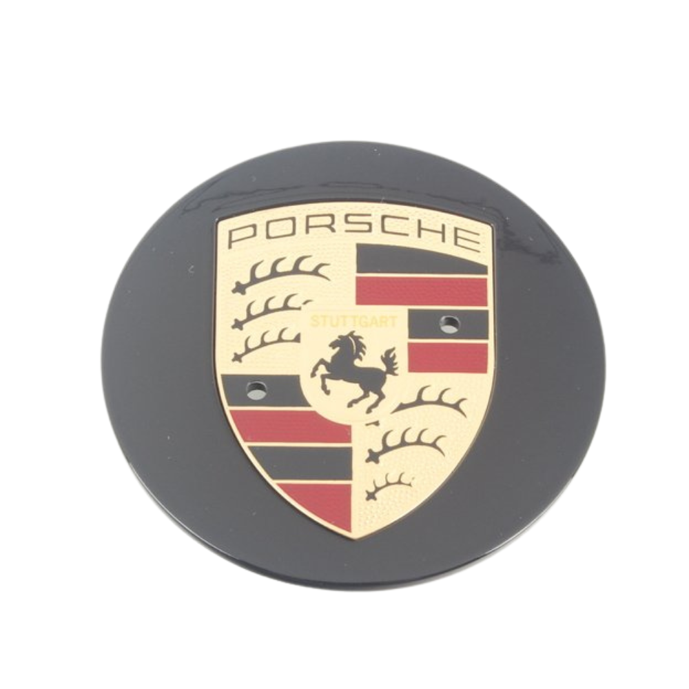 Round Gloss Black Convex Center Cap - 911 | Cayenne | 2011-2018