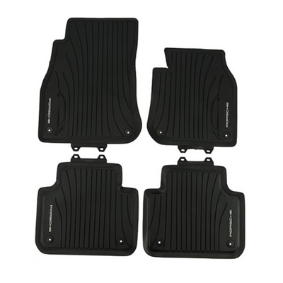 Rubber Floor Mat Set - Black - Cayenne | 2024