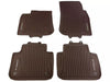 Rubber Floor Mat Set - Truffle Brown - Cayenne | 2018-2025