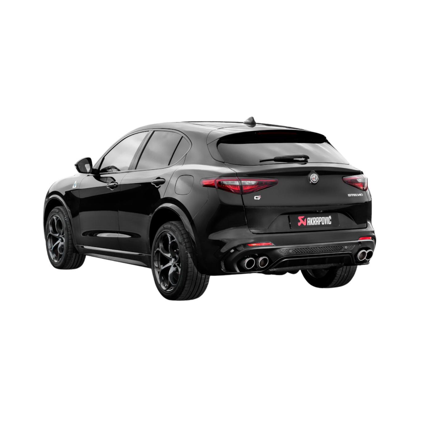 Exhaust Slip-On Line - Titanium - Stelvio Quadrifoglio | 2017-2020