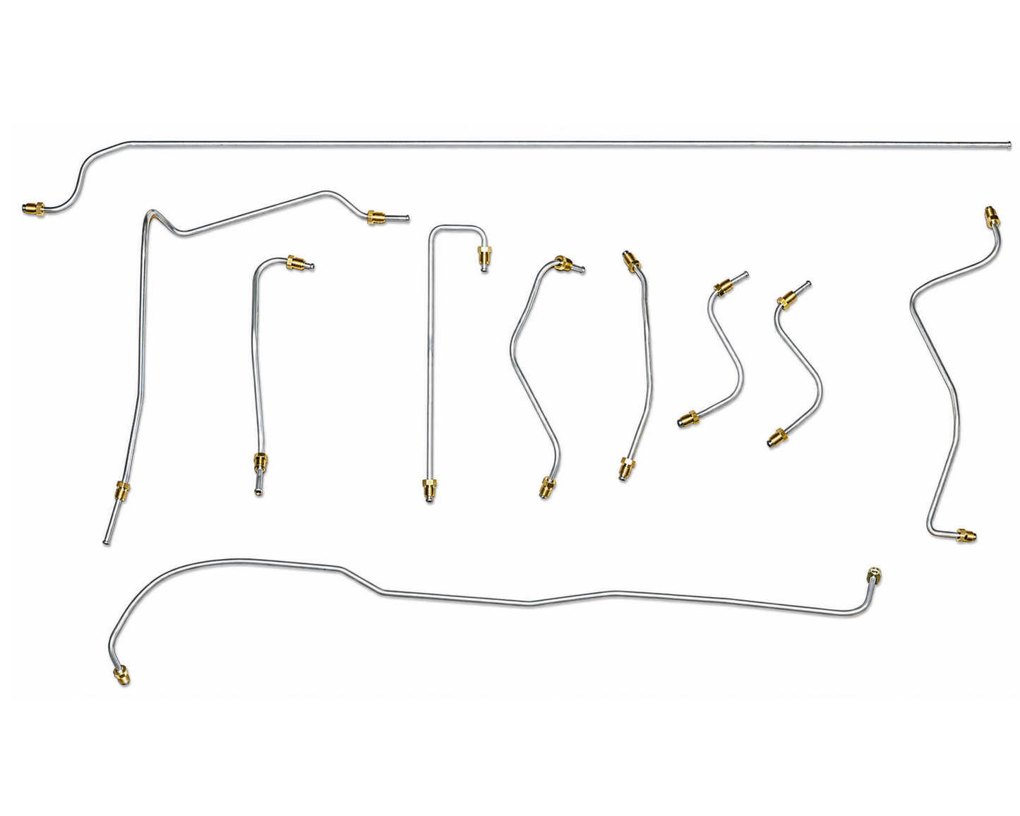 Porsche Pre-Bent Brake Line 10-Piece Kit - 911 - 912 | 1969-1973  SMC-355-700-10