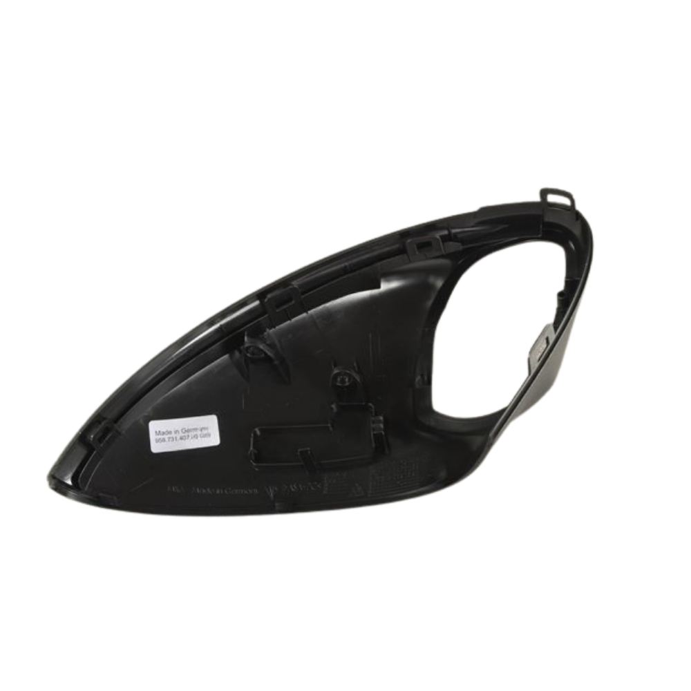 Satin Black Door Mirror Housing - Left - Cayenne | 2015-2018
