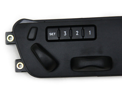 Seat Adjuster Switch - Satin Black - Cayenne | 2008-2010