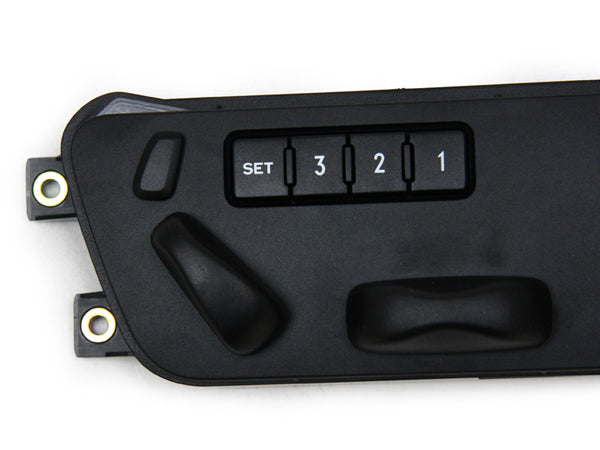 Seat Adjuster Switch - Satin Black - Cayenne | 2008-2010