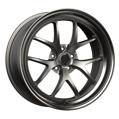 Sector RSR Magnesium Grey Wheel - Gloss Lip - 19x9.5 - ET40