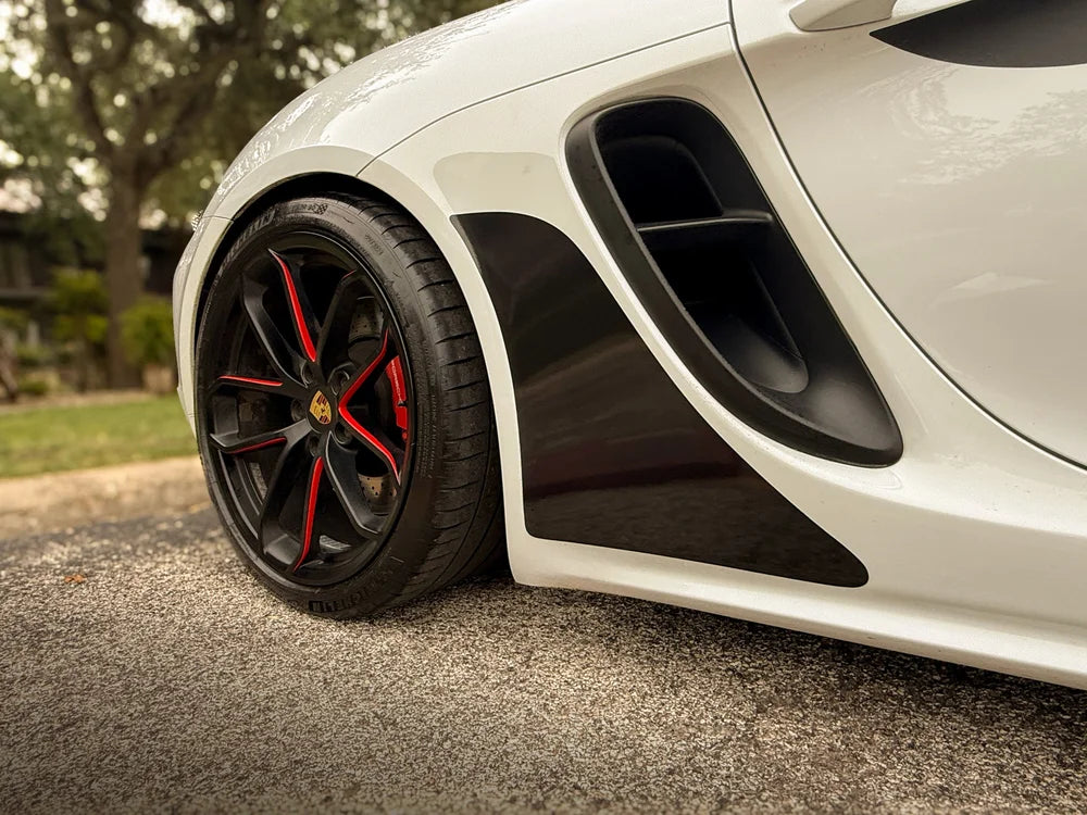 Shark Fin Style Stone Guards - Boxster | Cayman | 2018-2025