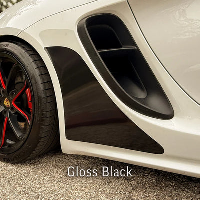 Shark Fin Style Stone Guards - Boxster | Cayman | 2018-2025