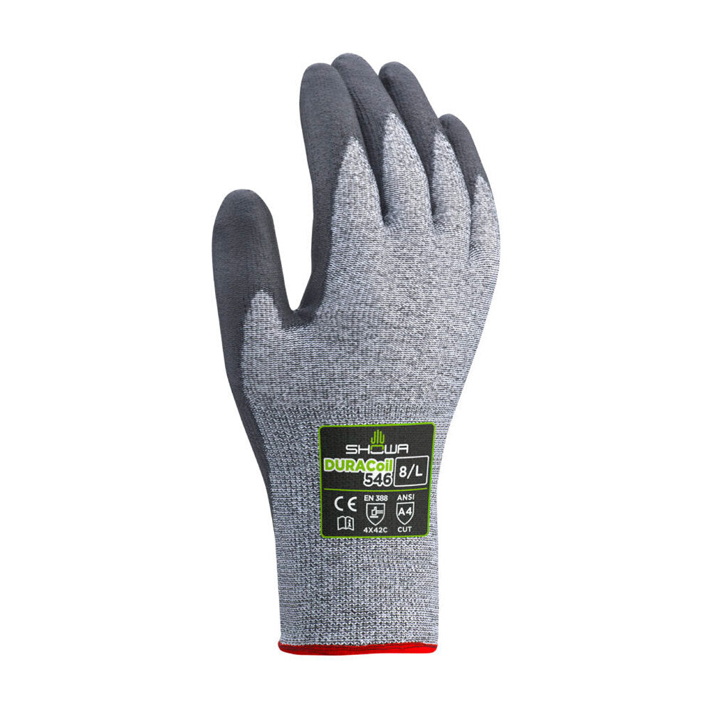 Showa Cut Resistant Coated Gray Gloves - XL