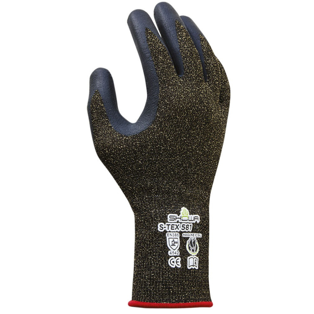 Showa S-TEX 581 Cut Resistant Coated Gloves - Medium