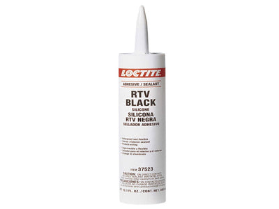Silicone Adhesive/Sealant - Loctite RTV Black Silicone 300 ml. Cartridge 37523