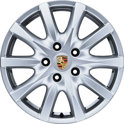 Silver Alloy Wheel - 8Jx18 - ET53 - Cayenne | 2011-2014