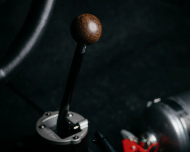 Smoked Oak 917 Shifter Knob - Black Anodised - 911 | 1965-1989