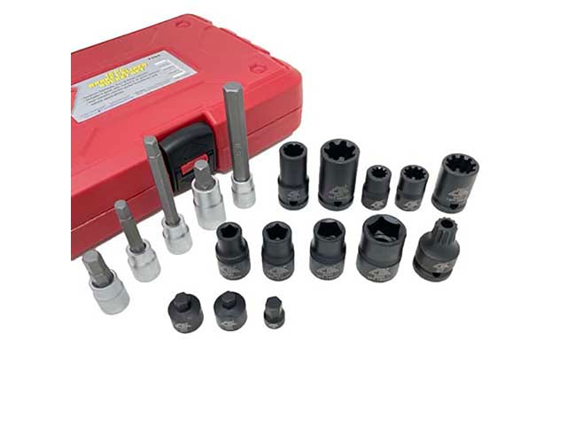 Socket Set - 18-piece Brake Caliper Socket Set 7394