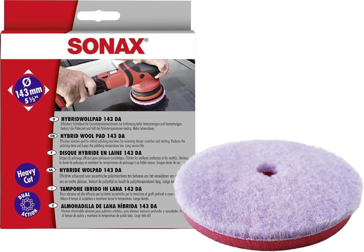 Sonax Hybrid Wool Pad 143 DA - 5.5 Inch