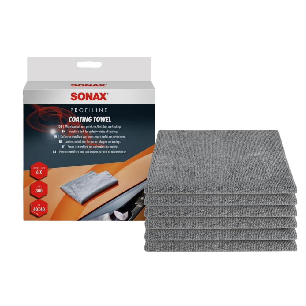 Sonax Microfiber Coating Towel - Pack Of 6